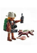 Playmobil Investigador Con Caiman
