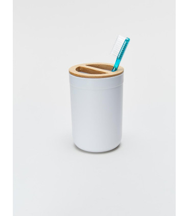 Vaso Cepillo Dental Línea Bambú