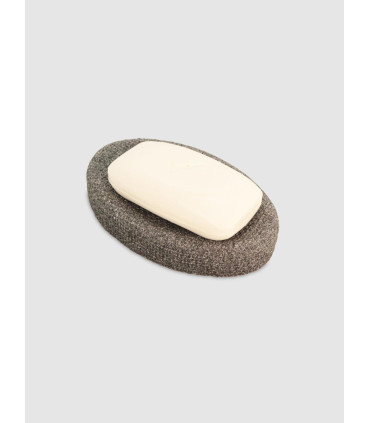 Jabonera Poly Gris