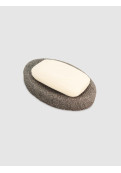 Jabonera Poly Gris