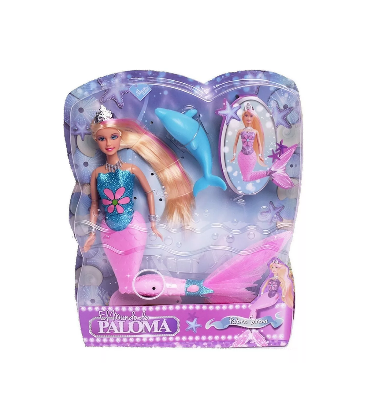 Muñeca Paloma Con Delfin