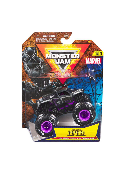 Monster Jam Vehiculo 1:64 Pantera Negra