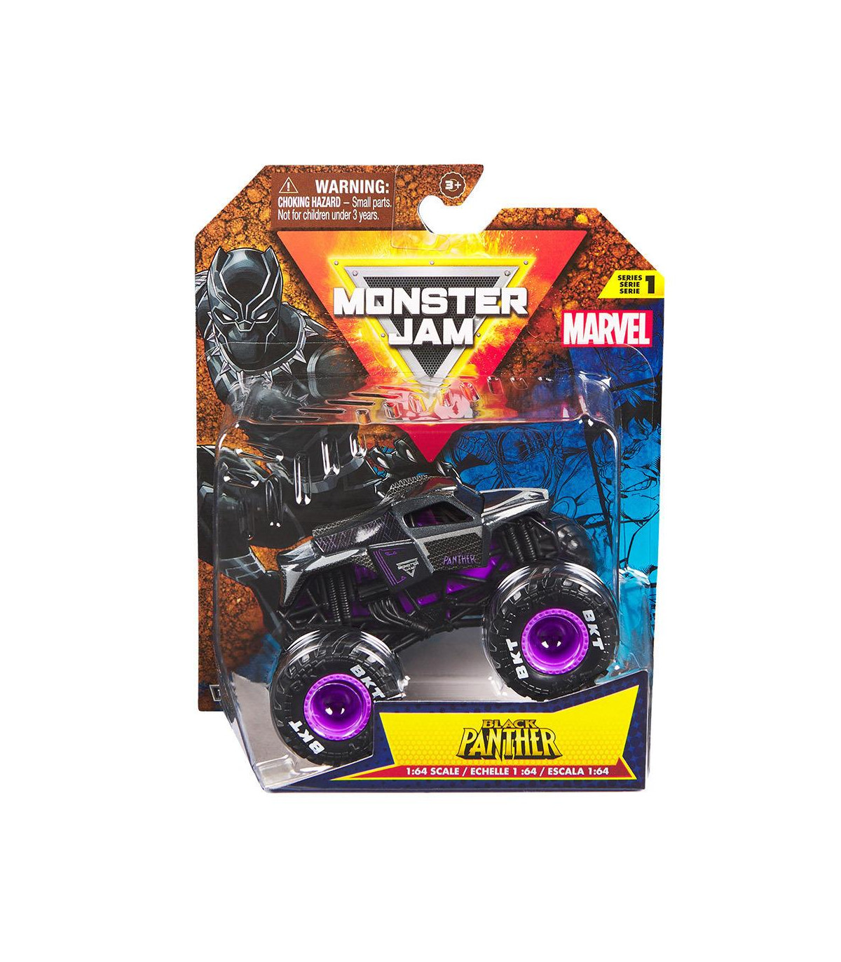 Monster Jam Vehiculo 1:64 Pantera Negra