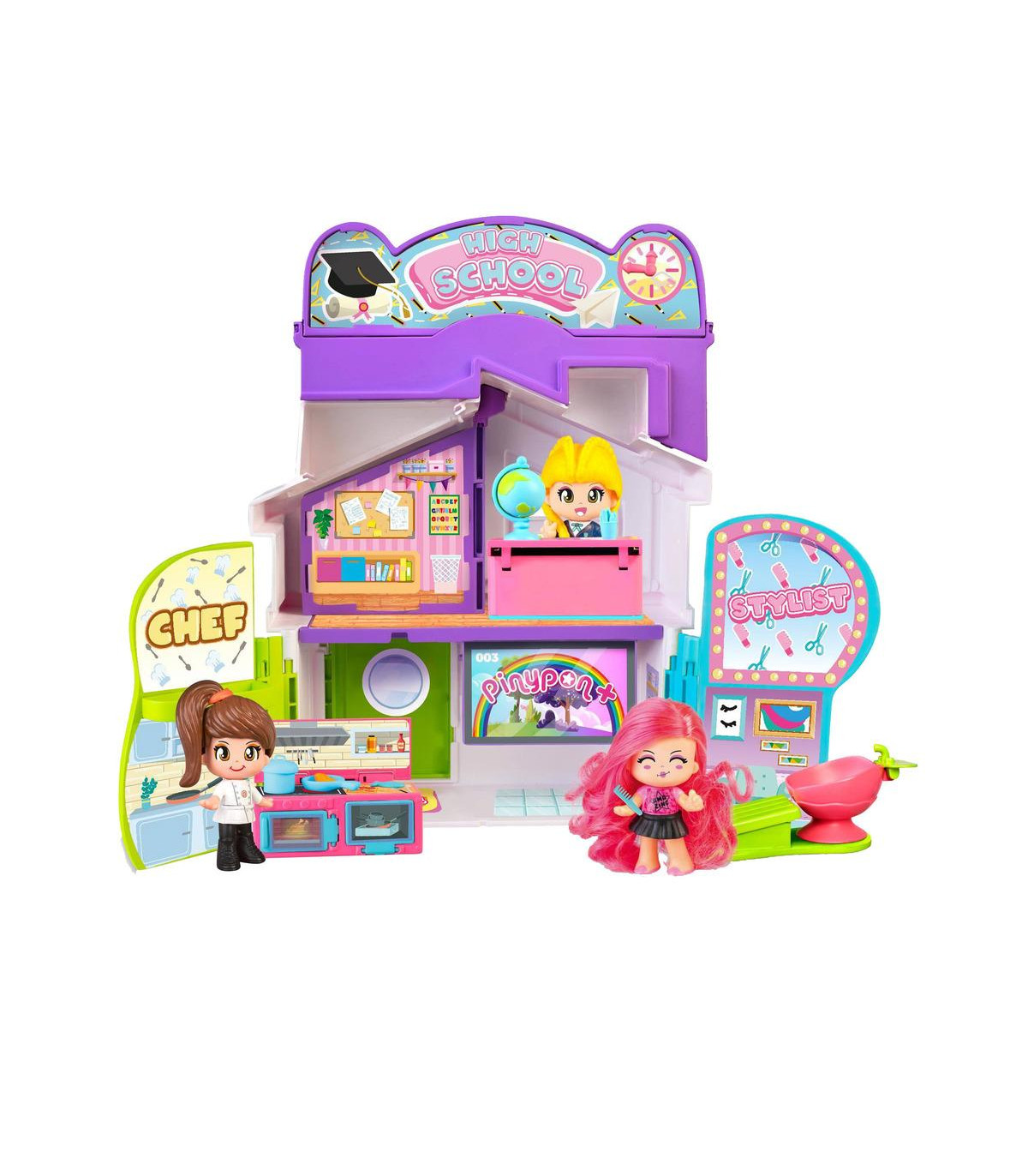 Pinypon Escuela Profesiones 3 En 1