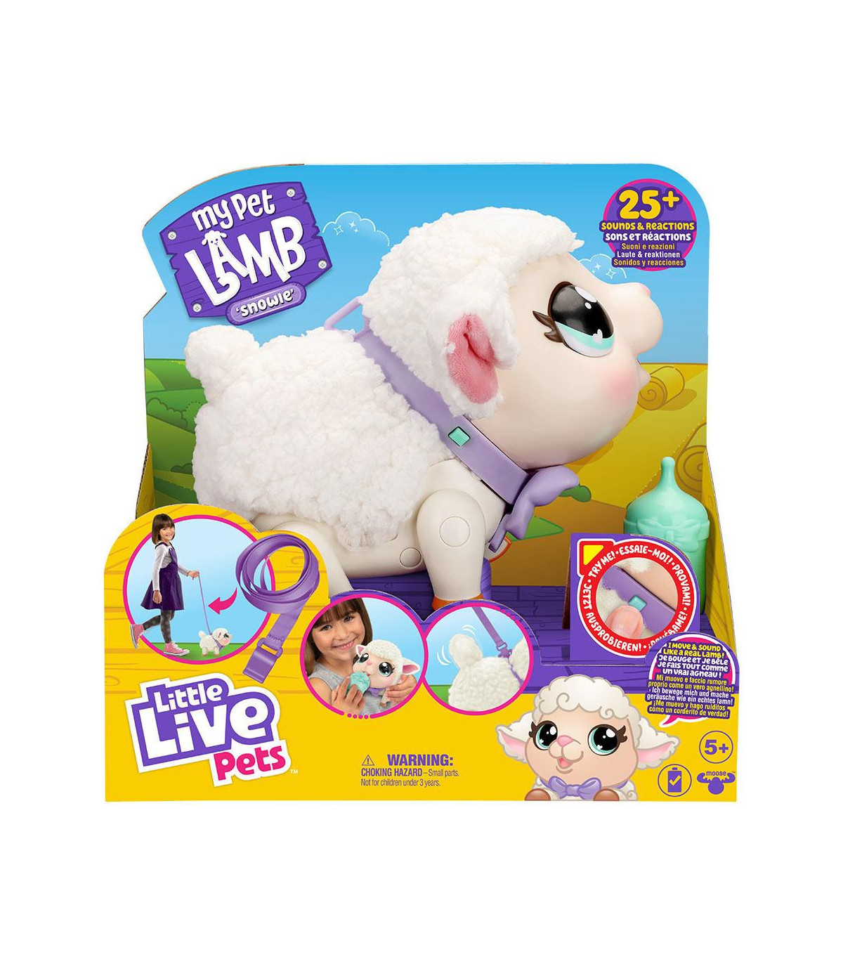 Little Live Pets Snowie Cordero Interactivo