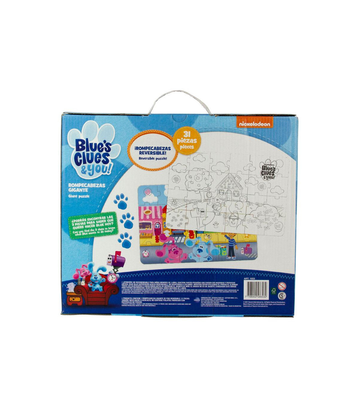 Las Pistas De Blue Mega Puzzle 20 Piezas