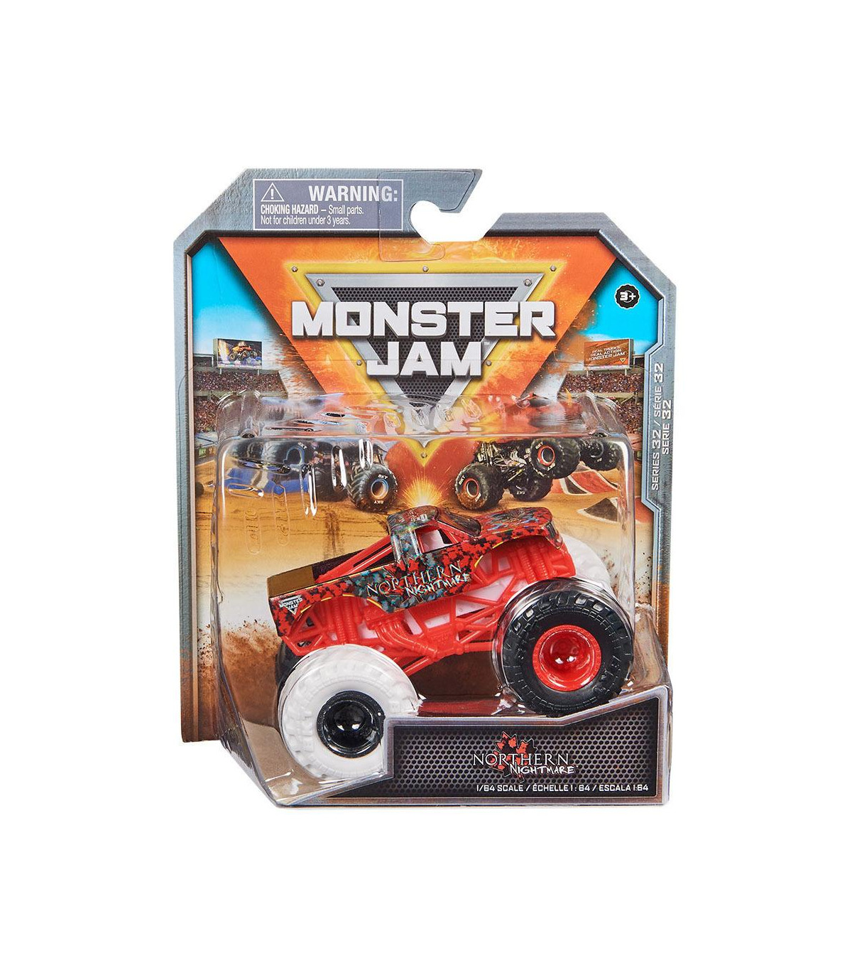 Monster Jam Vehiculo 1:64 Northner Nightmare