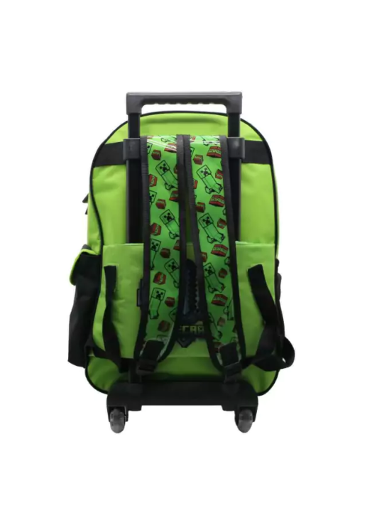 Mochila Minecraft Con Carro 18"