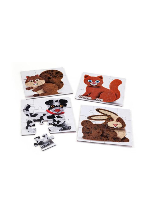 Puzzle Mascotas X 4
