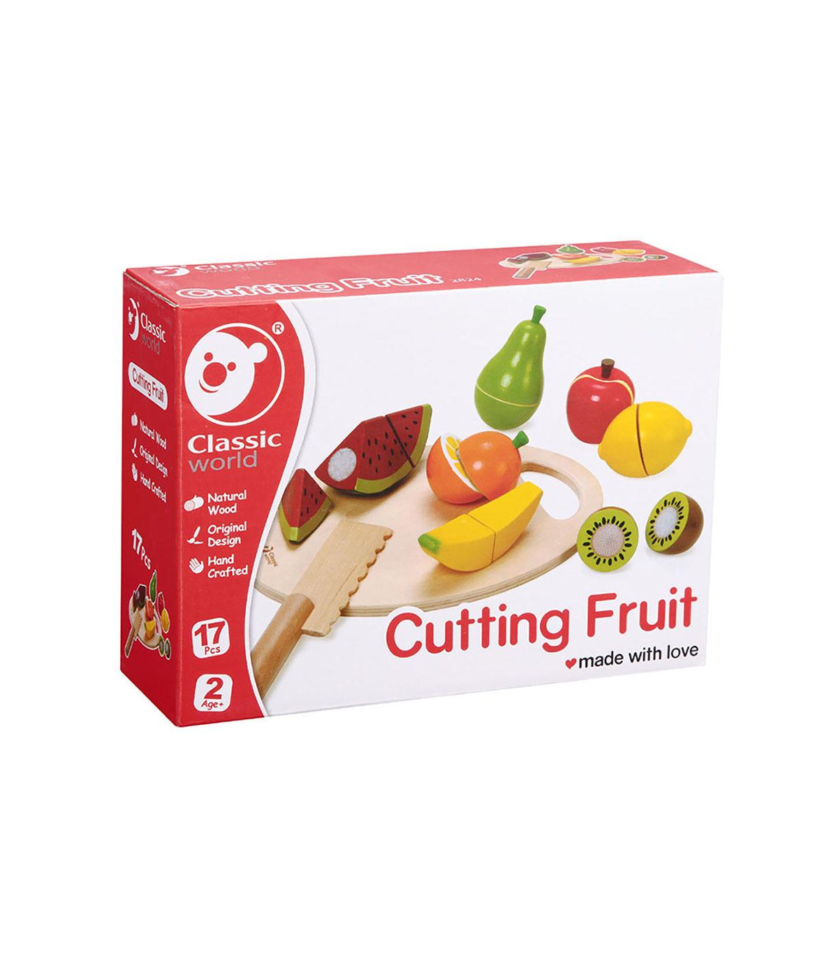Cortando Frutas De Madera