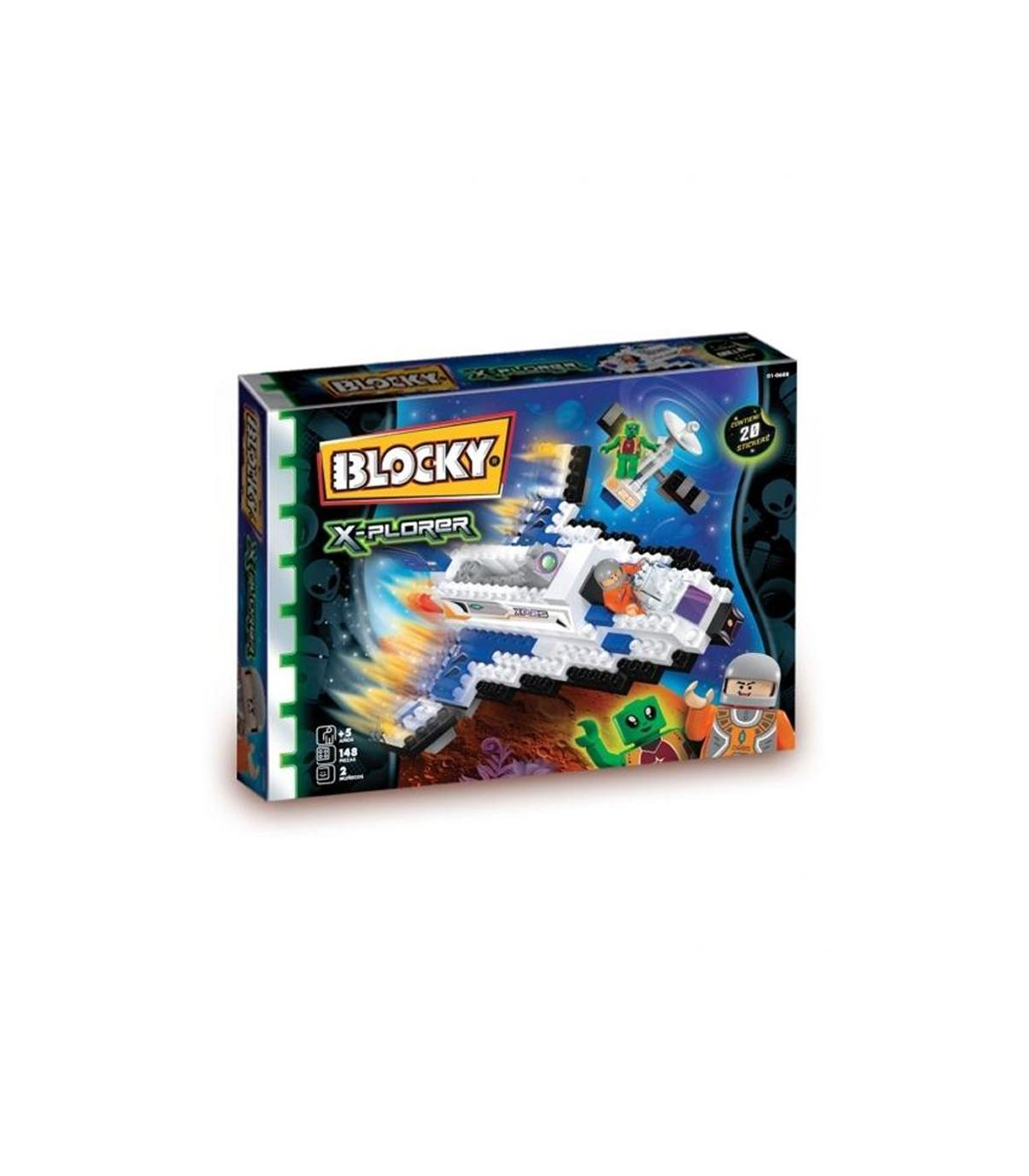 Blocky X-plorer Transbordador 148 Piezas
