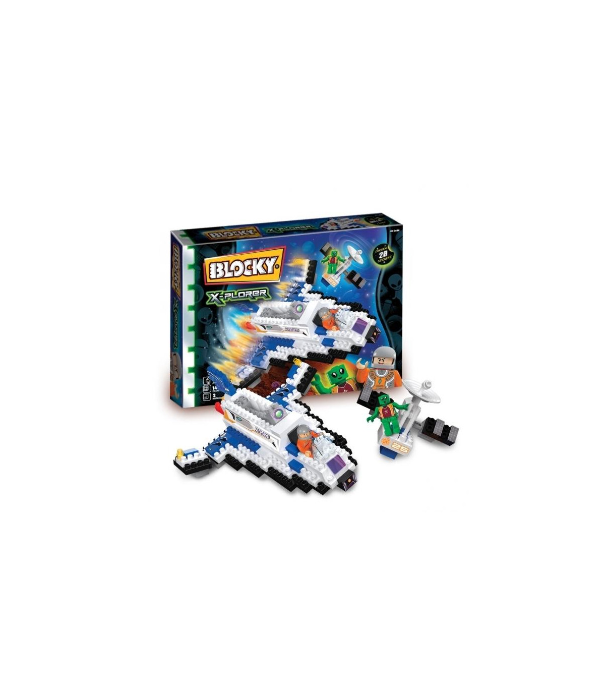 Blocky X-plorer Transbordador 148 Piezas