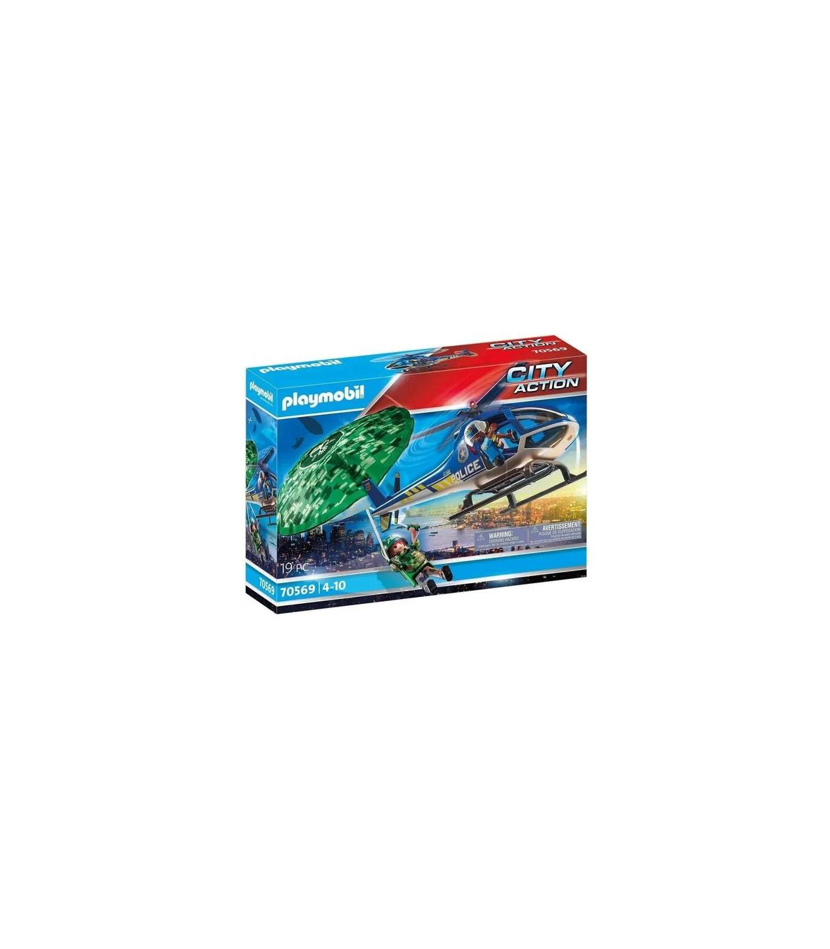 Playmobil Helicoptero Policia