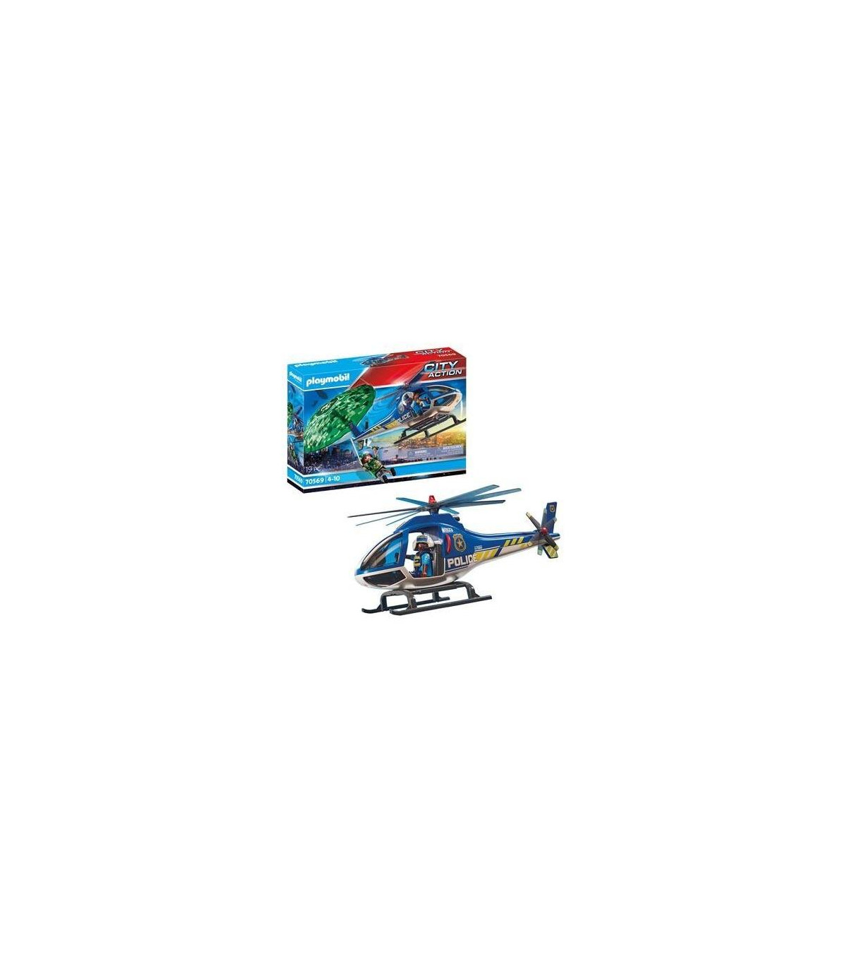 Playmobil Helicoptero Policia