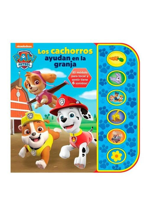 Libro Paw Patrol Cachorros Ayudan En La Granja
