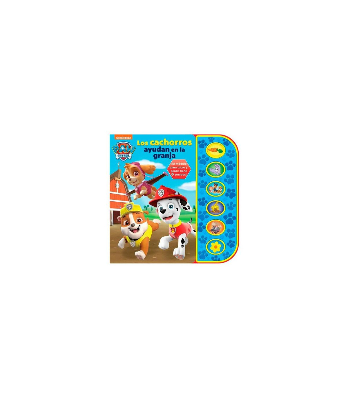 Libro Paw Patrol Cachorros Ayudan En La Granja