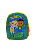 Mochila Cocomelon Lets Play Espalda 12"