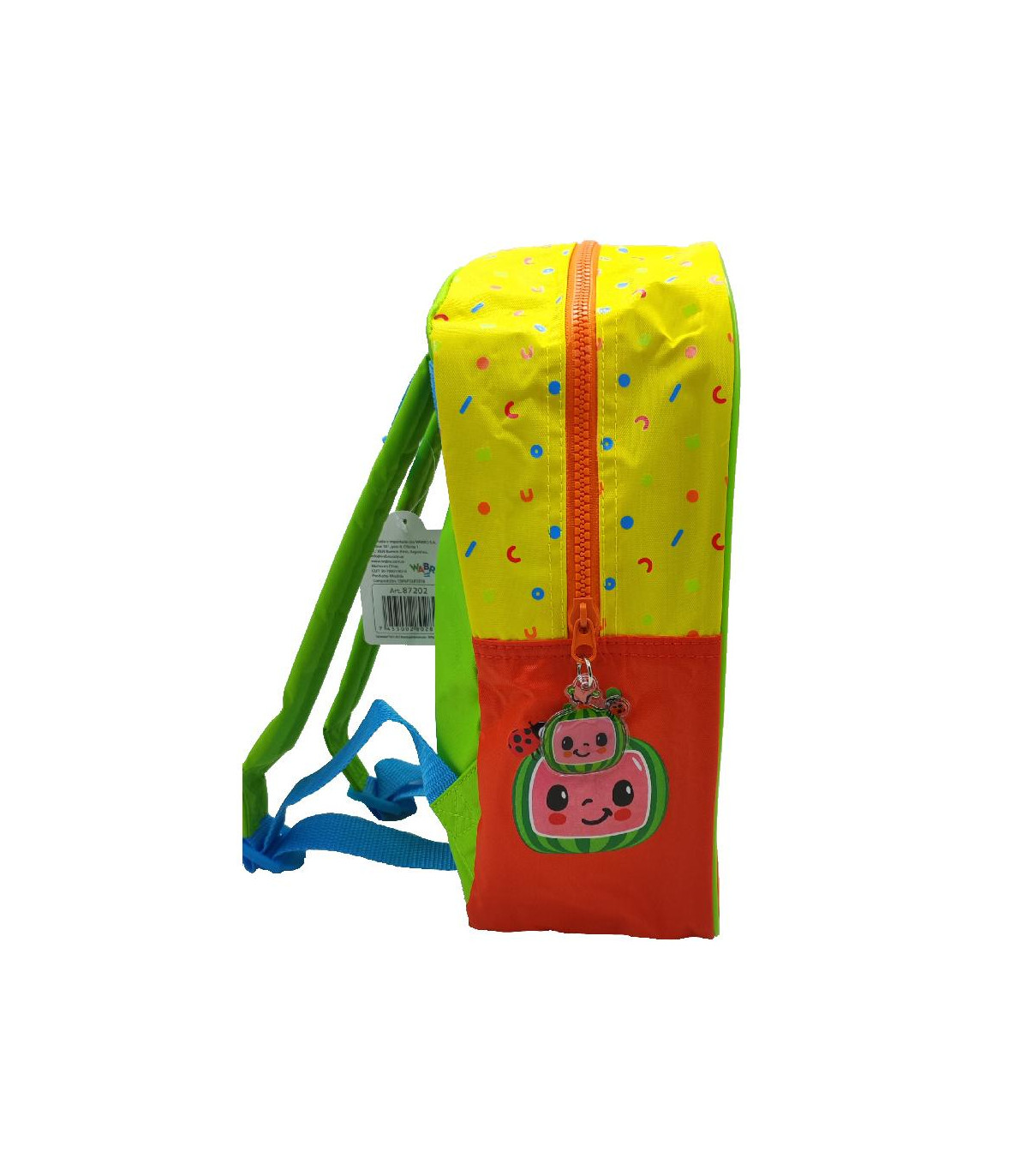 Mochila Cocomelon Lets Play Espalda 12"