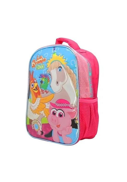 Mochila Granja De Zenon Con Sonido Espalda 12"