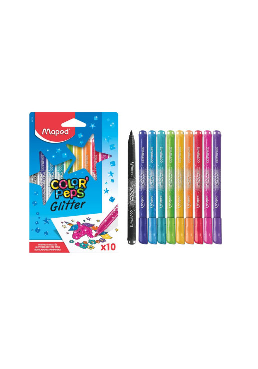 Maped Marcadores Glitter X 10