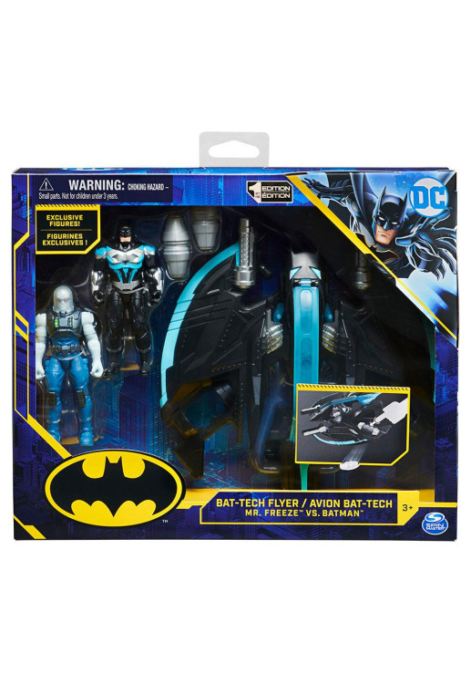 Dc Batiavion Con Batman Y Mr Freeze