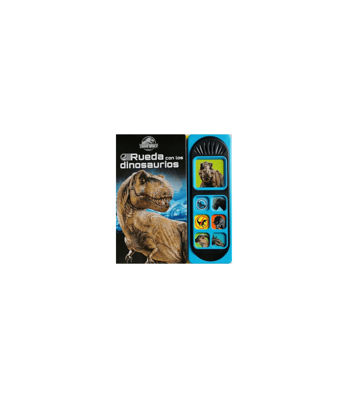 Libro Jurassic World Rueda Con Dinosaurios