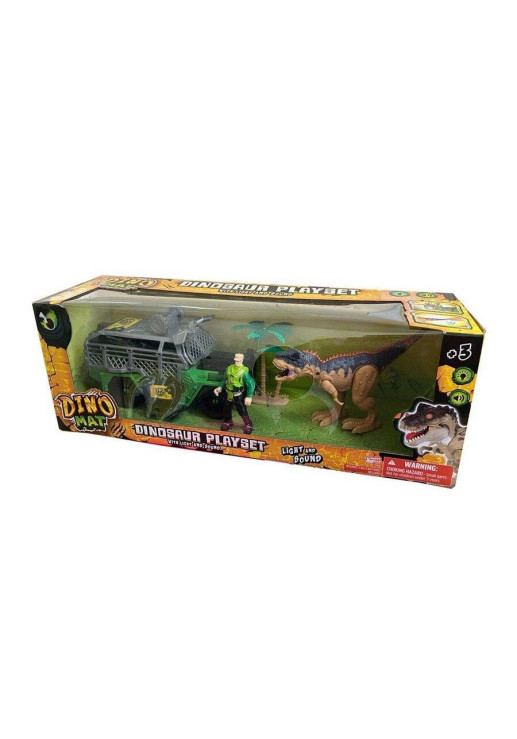 Dinomat Set Vehiculo Con Personaje