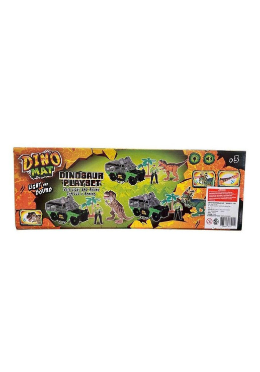 Dinomat Set Vehiculo Con Personaje