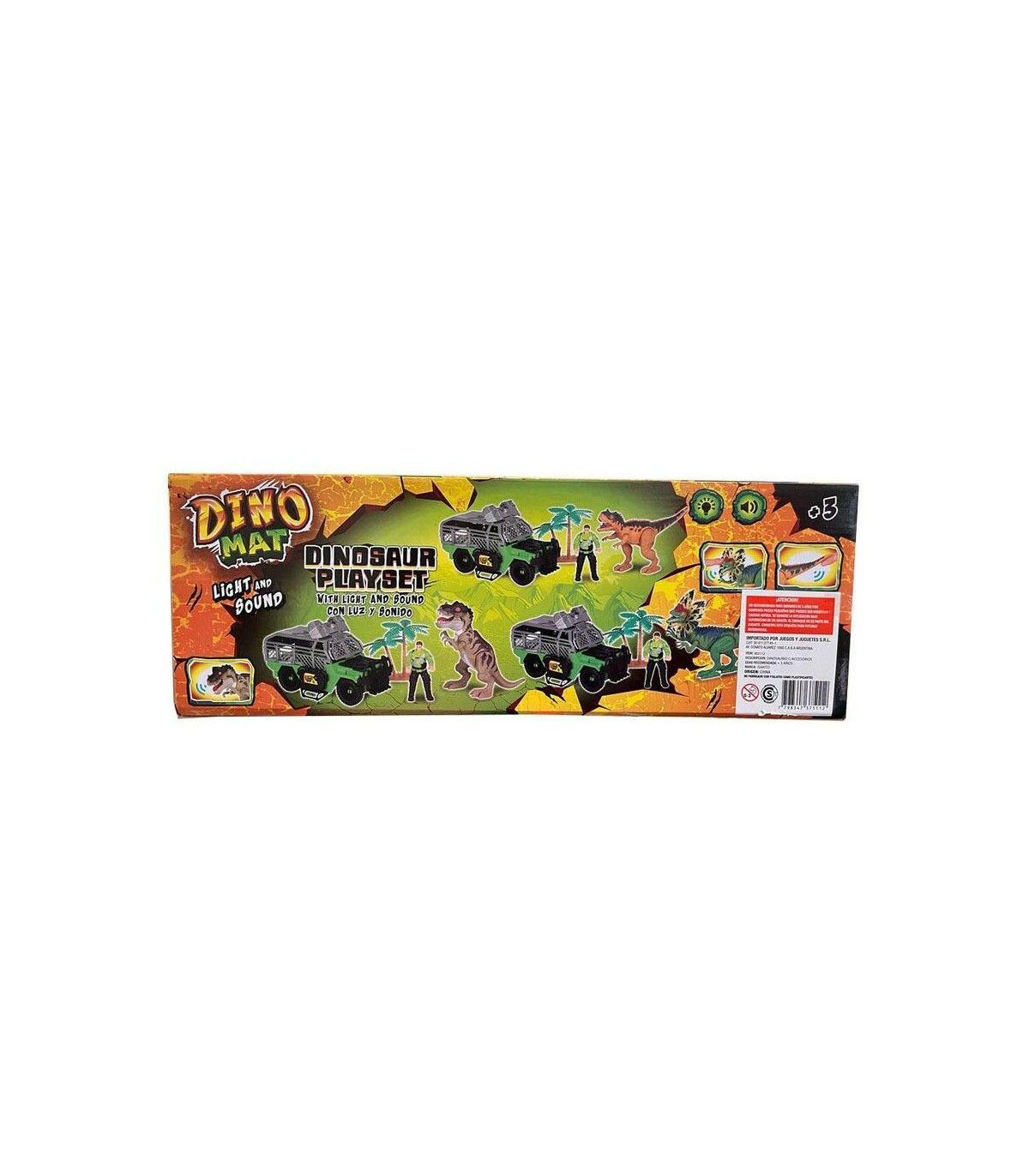 Dinomat Set Vehiculo Con Personaje