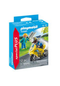 Playmobil Chicos Con Motos Carrera