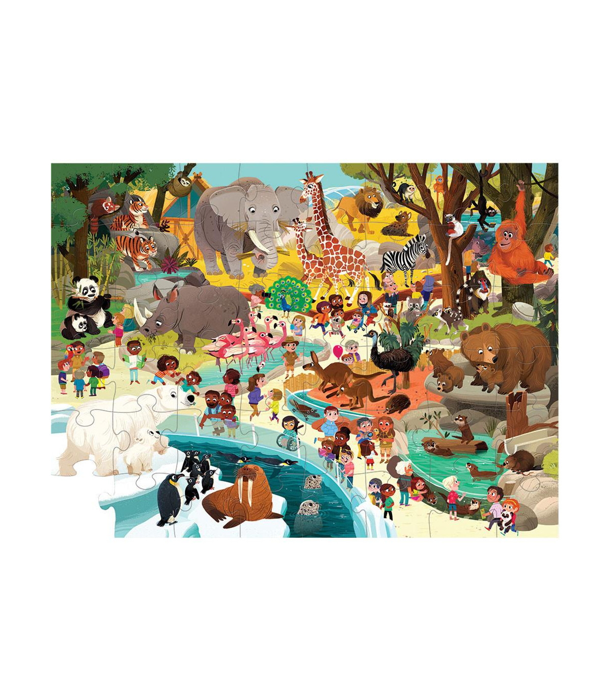 Puzzle Zoologico 48 Piezas
