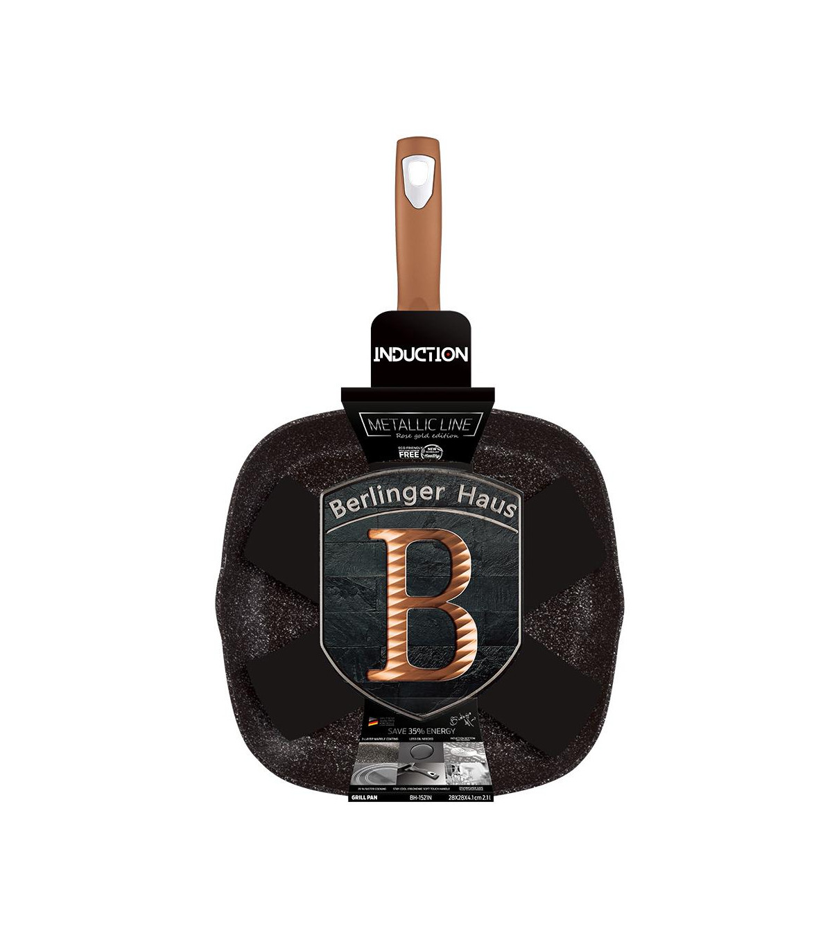 Bifera Grill 28 Metallic Line Rose Gold Edition - Bh/1521n