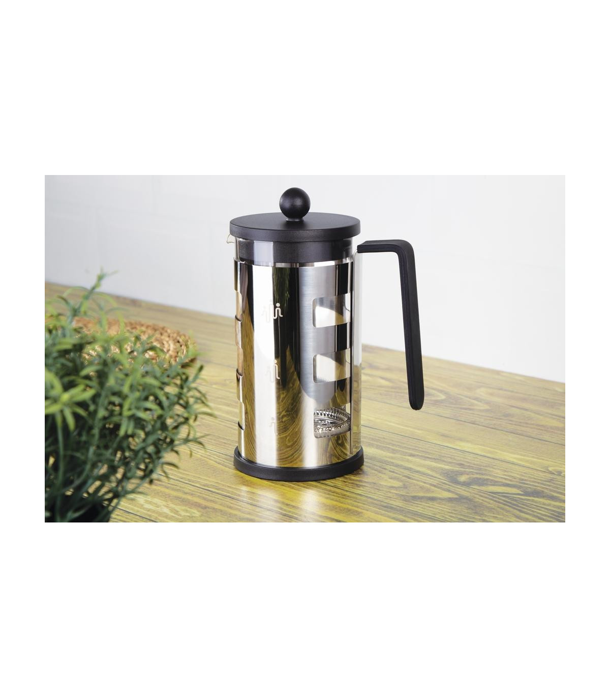Cafetera De Acero Y Vidrio Black Vantage - Bh/7806
