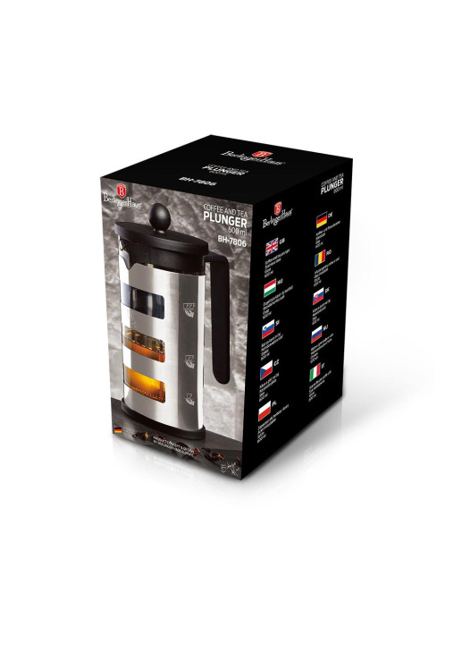 Cafetera De Acero Y Vidrio Black Vantage - Bh/7806