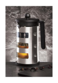 Cafetera De Acero Y Vidrio Black Vantage - Bh/7806