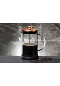 Cafetera De Vidrio Metallic Line Rose Gold Edition - Bh/1494