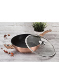 Sarten Profunda Y Tapa 24cm Metallic Line Rose Gold Edition - Bh/1517n