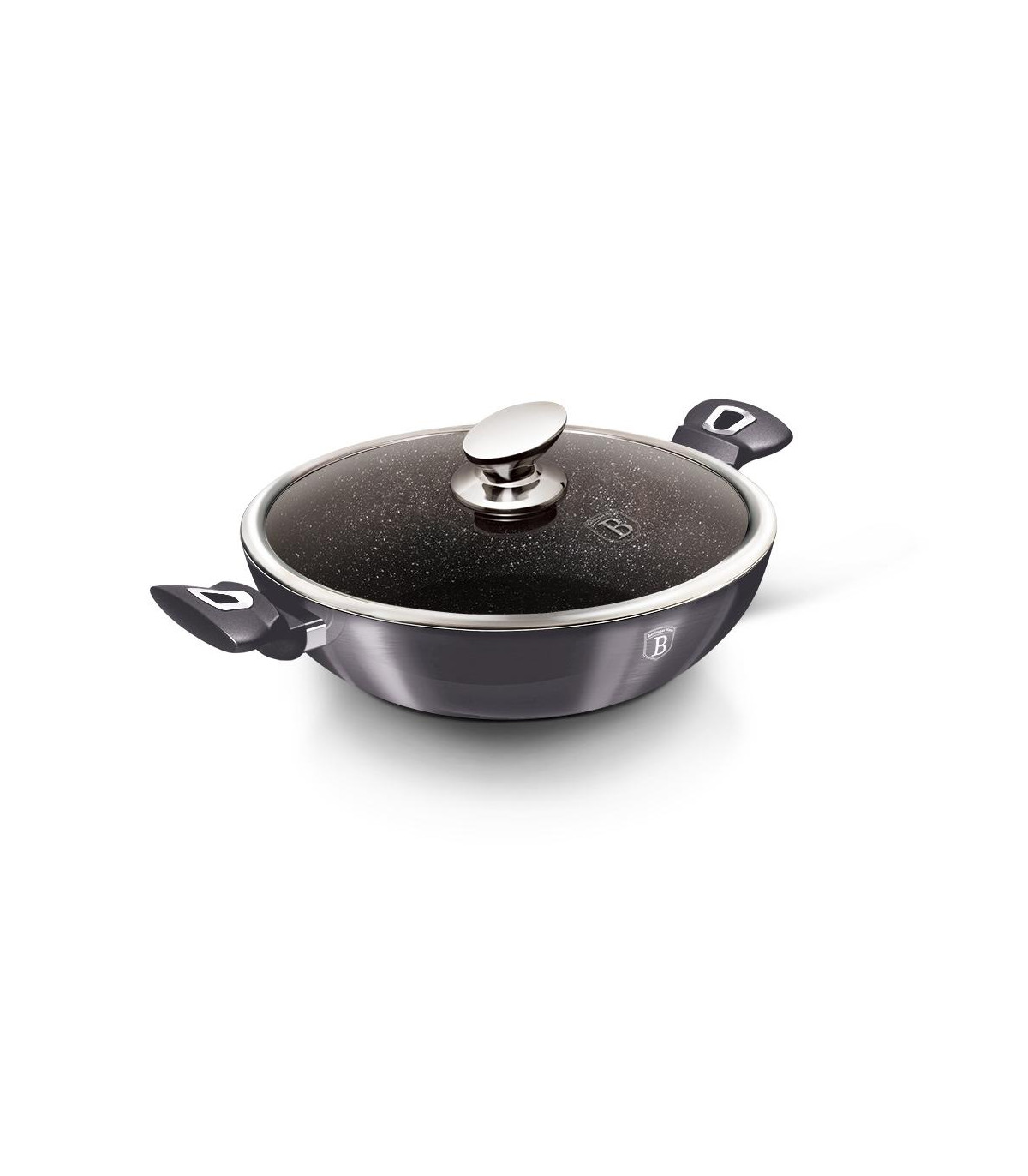 Wok Con Asas 30cm Metallic Line Carbon Pro Edition - Bh/7111