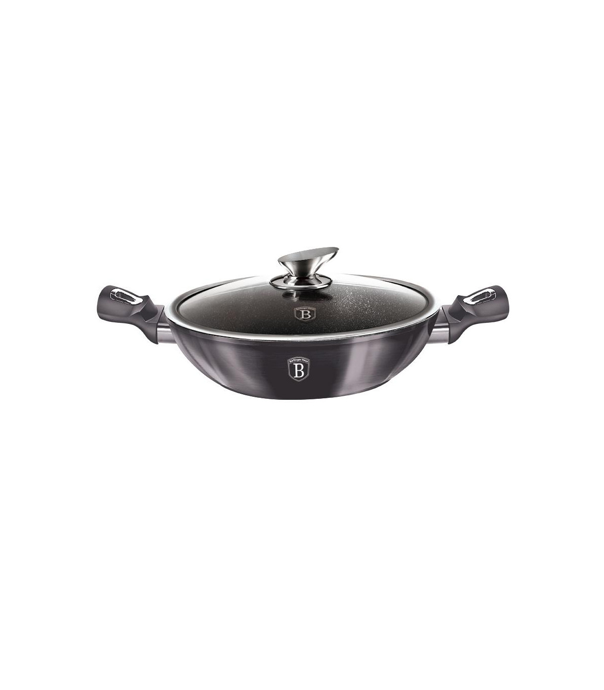 Wok Con Asas 30cm Metallic Line Carbon Pro Edition - Bh/7111