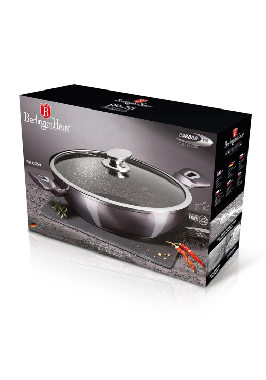 Wok Con Asas 30cm Metallic Line Carbon Pro Edition - Bh/7111
