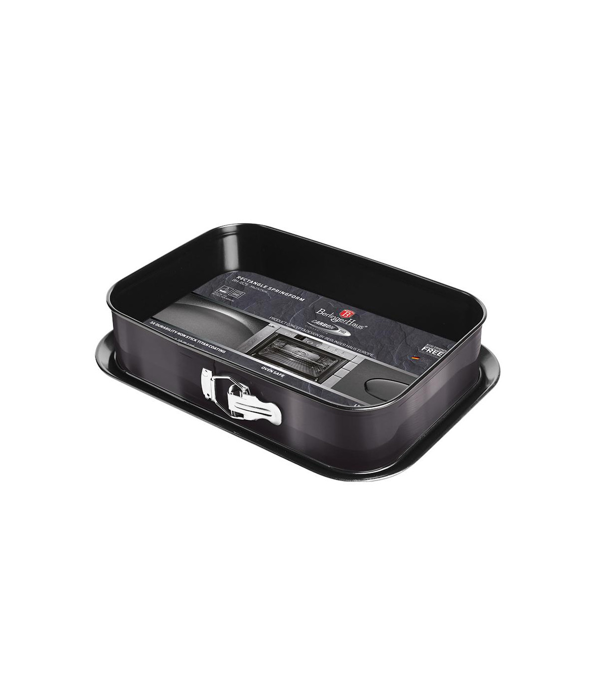 Molde De Torta 39 X 27 Metallic Line Carbón Pro Edition - Bh/1825a