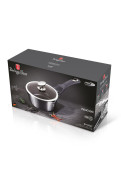 Cacerola Con Mango Y Tapa 16cm Metallic Line Carbon Pro Edition - Bh/6907