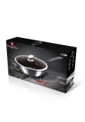 Sarten Profunda Con Tapa 32cm Metallic Line Carbon Pro Edition - Bh/7139