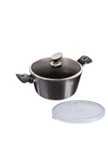 Cacerola Con Tapa 28cm Metallic Line Carbon Pro Edition - Bh/6894n