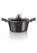 Cacerola Con Tapa 24cm Metallic Line Carbon Pro Edition - Bh/6893n