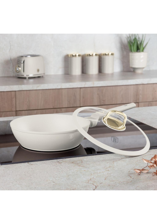 Sarten Profunda Con Tapa 24 Cm Sahara Collection Bh/8062