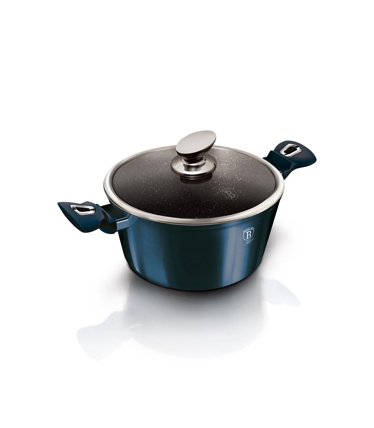 Cacerola Con Tapa 24cm Metallic Line Aquamarine Edition - Bh/1879