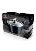 Cacerola Con Tapa 24cm Metallic Line Aquamarine Edition - Bh/1879