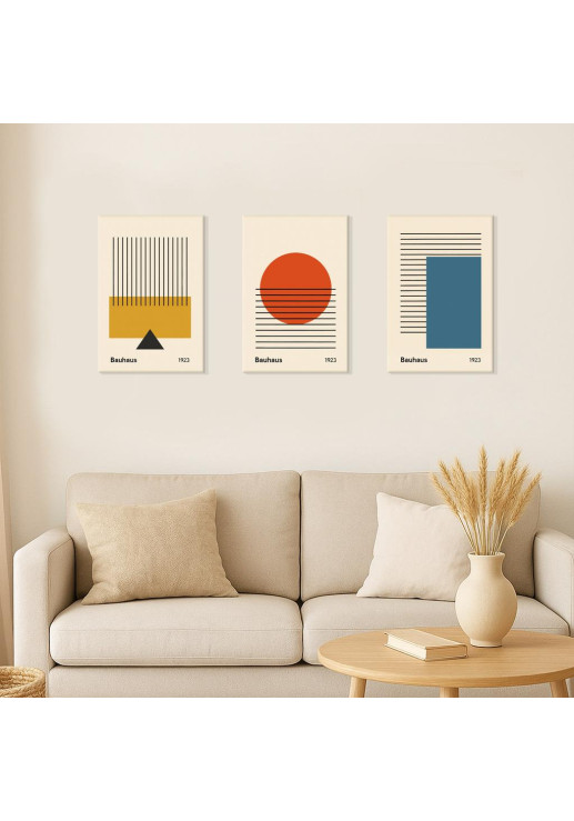 Cuadros Deco En Lienzo Pack X 3 De 25x37cm C/u