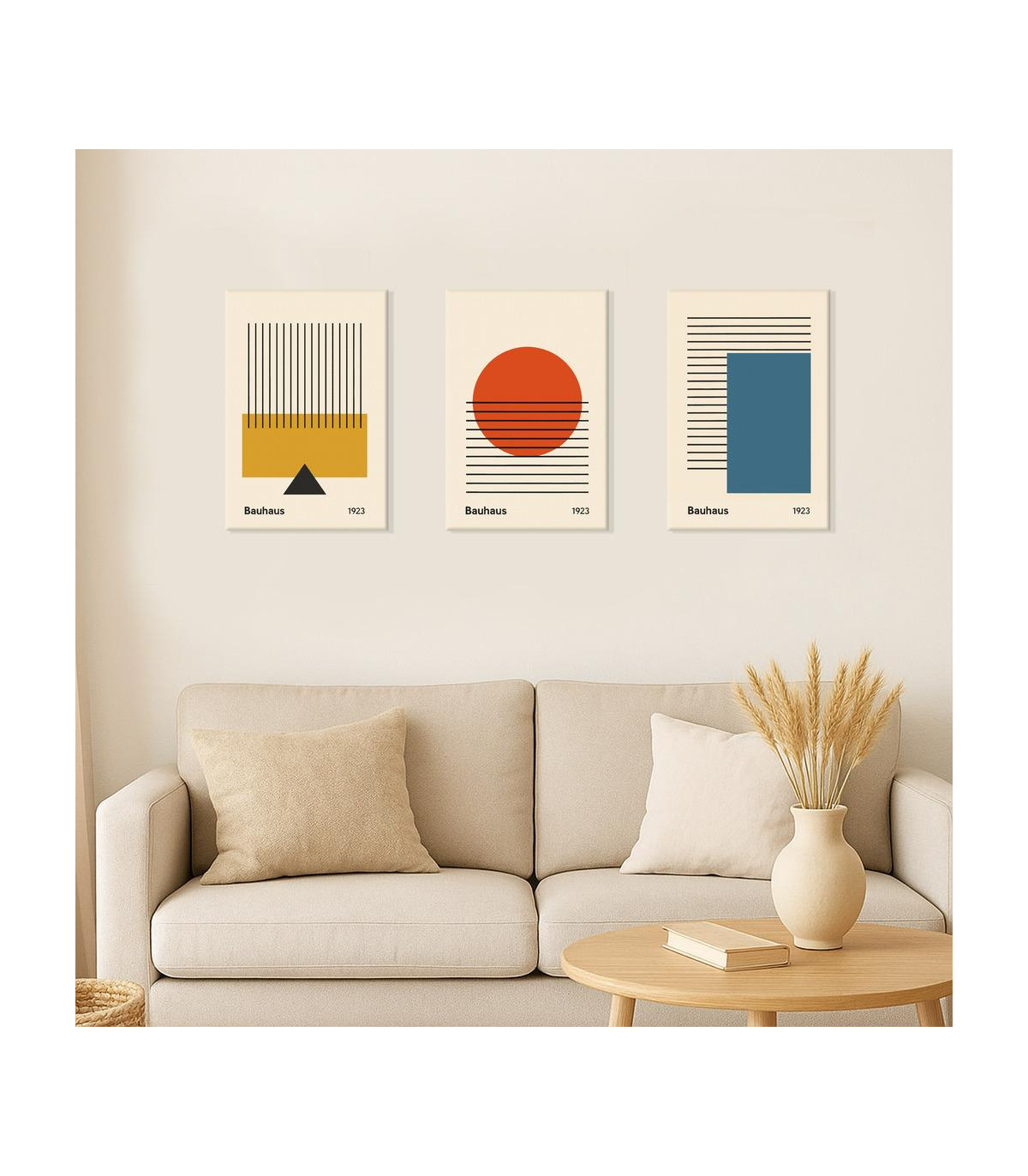 Cuadros Deco En Lienzo Pack X 3 De 25x37cm C/u